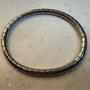 Stainless Steel Silver Rope Style Bracelet